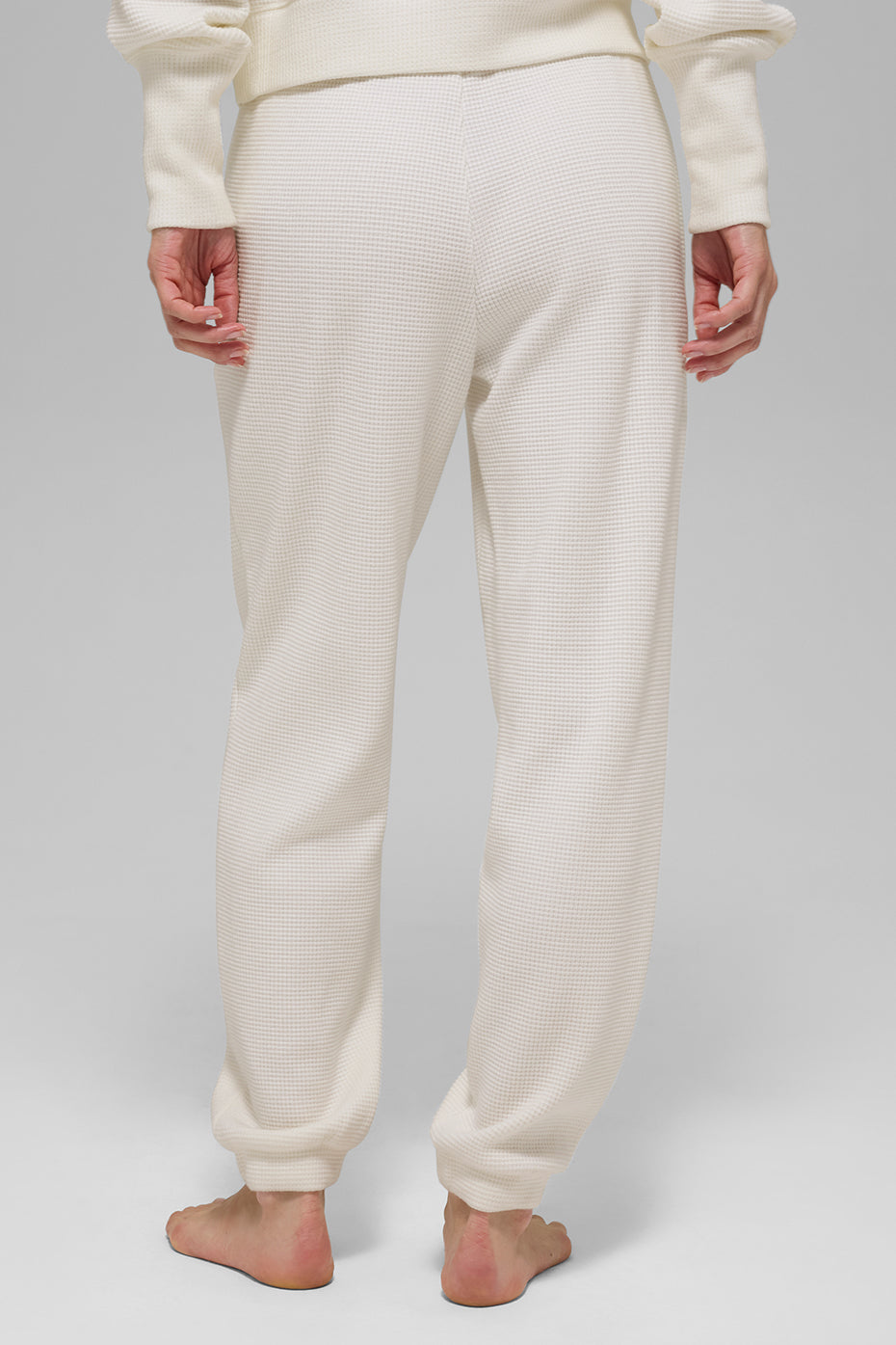 Waffle Weekend Escape Jogger - Ivory image 4