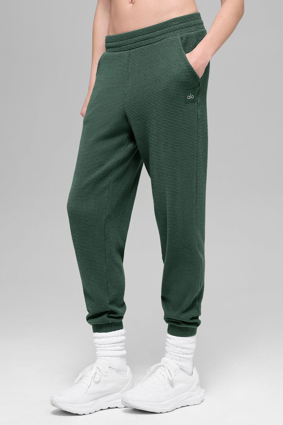 Waffle Weekend Escape Jogger - Clover Green image 1