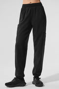 Polar Fleece Wintry Mix Pant - Black image 1