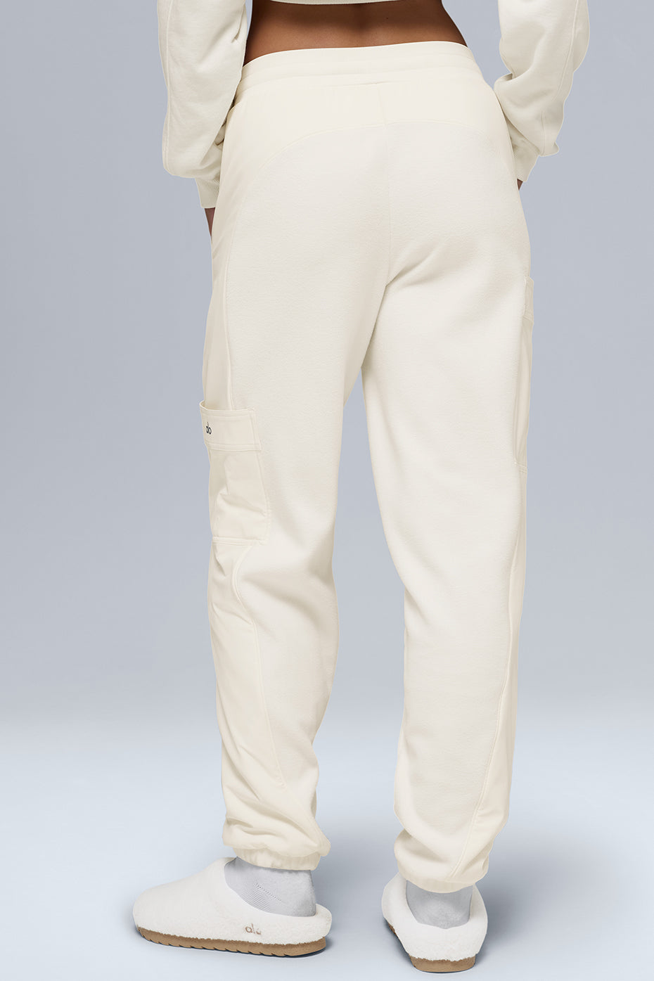 Polar Fleece Wintry Mix Pant - Ivory image 2