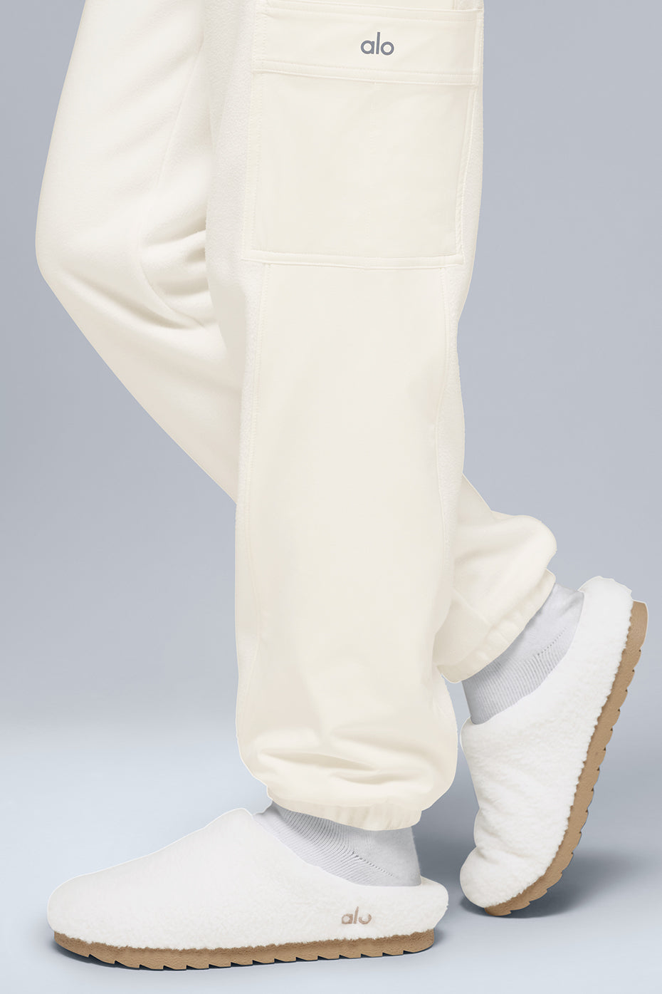 Polar Fleece Wintry Mix Pant - Ivory image 4