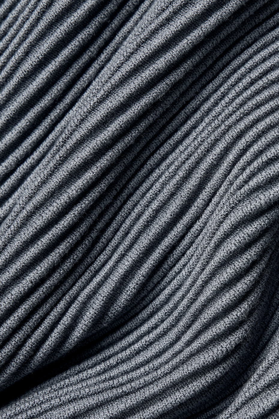 Denim Knit High-Waist Flare Pant - Steel Grey/Anthracite image 4