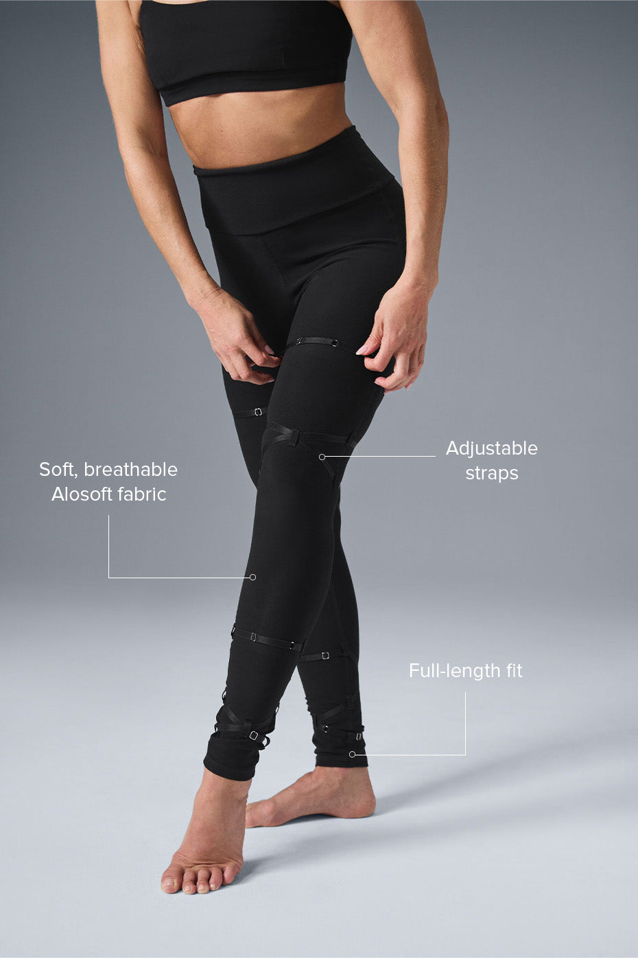 Alosoft High-Waist Spotlight Legging - Black image 2