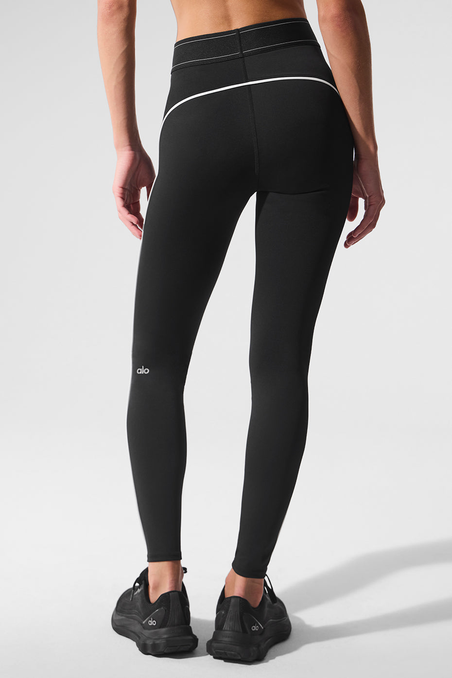 Airlift High-Waist Suit Up Legging - Black/White image 3