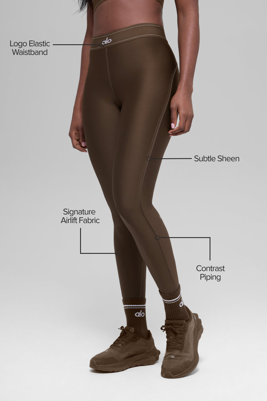 Airlift High-Waist Suit Up Legging - Espresso image 2