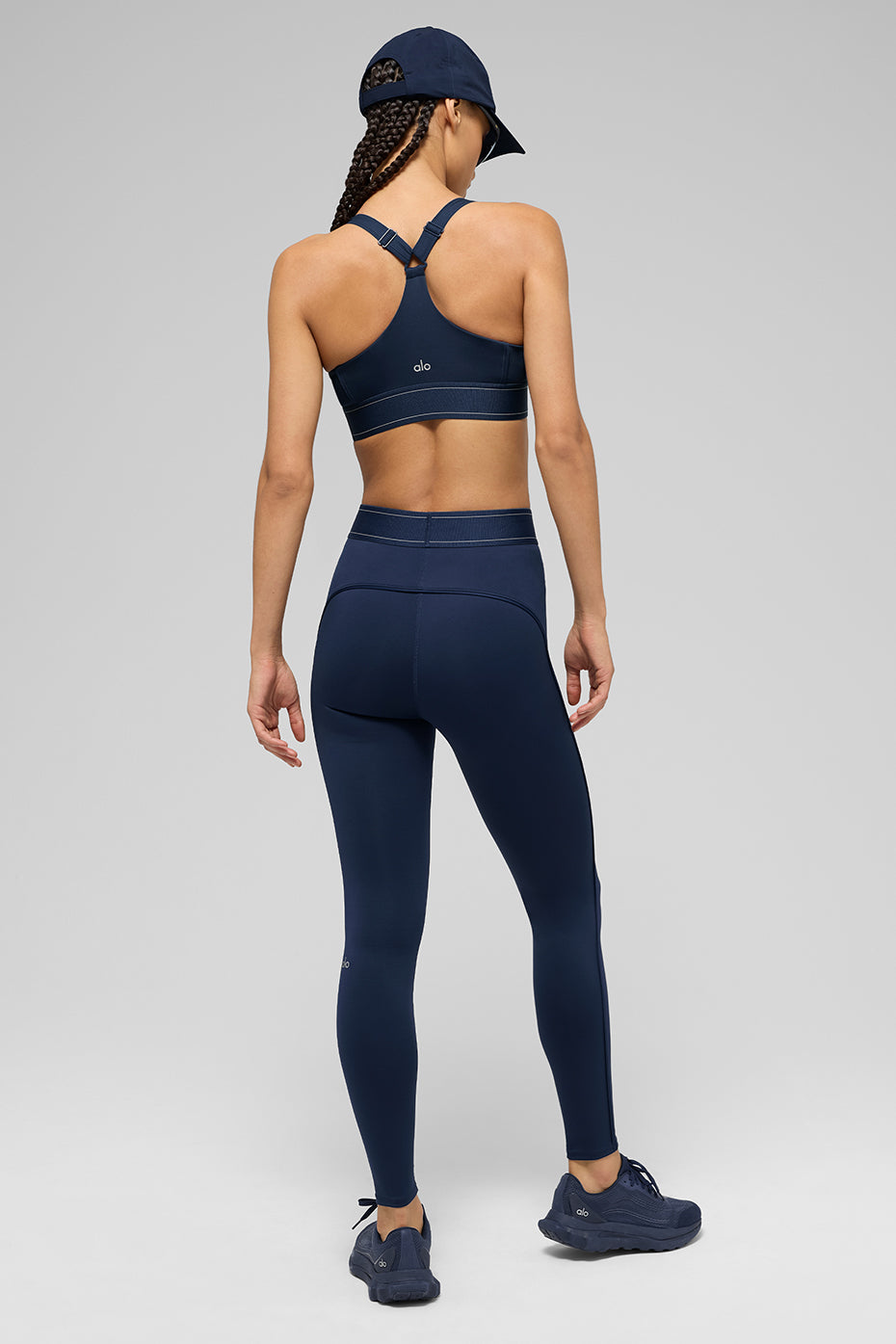 Airlift High-Waist Suit Up Legging - Navy/Navy image 3