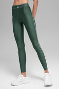 Airlift High-Waist Suit Up Legging - Clover Green/White image 1