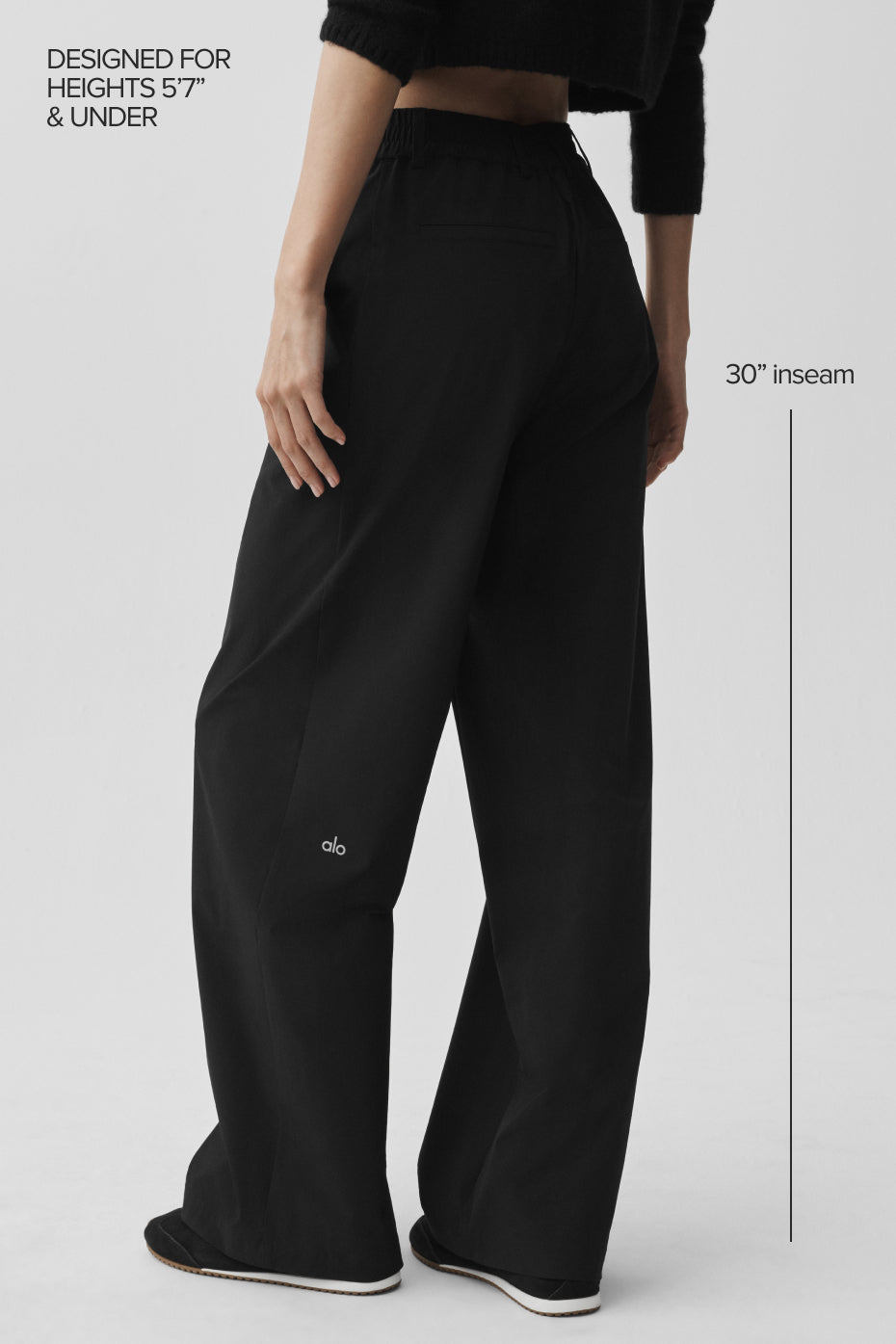 High-Waist Pursuit Trouser (Regular) - Black image 2