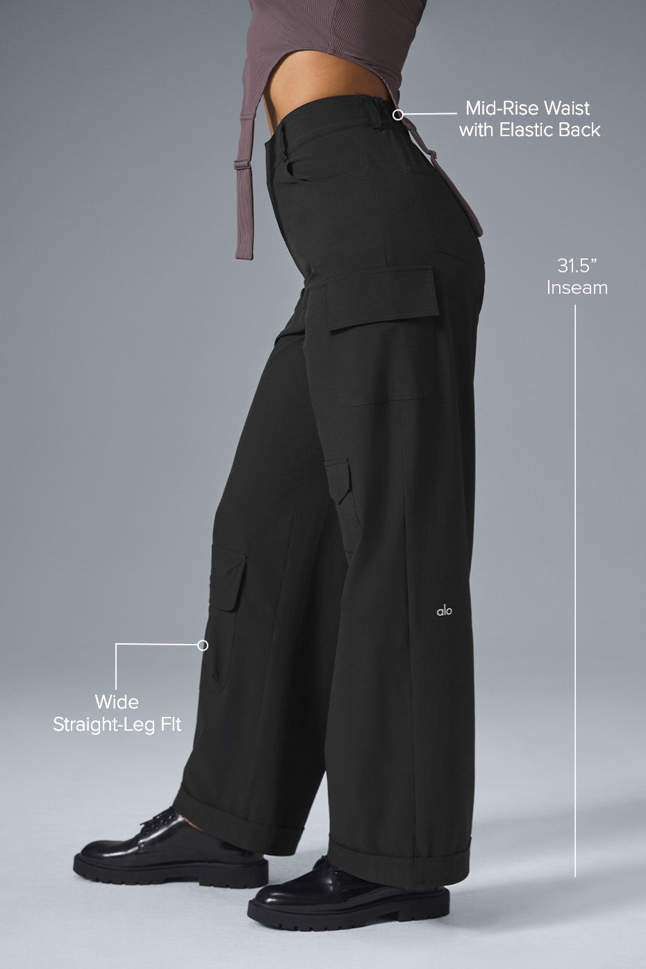 Workwear Cargo Pant - Black image 2