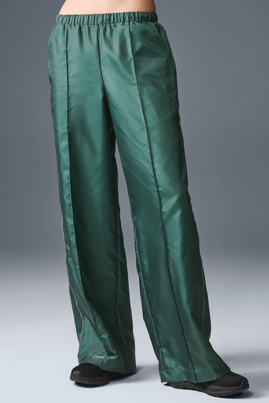 Afterglow Wide Leg Track Pant - Winter Ivy image 1