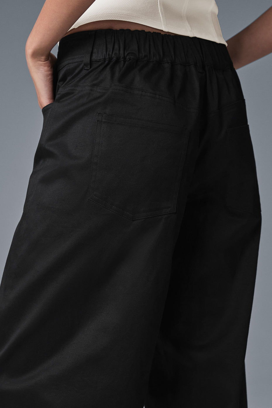 Wanderlust Wide Leg Trouser - Black image 4