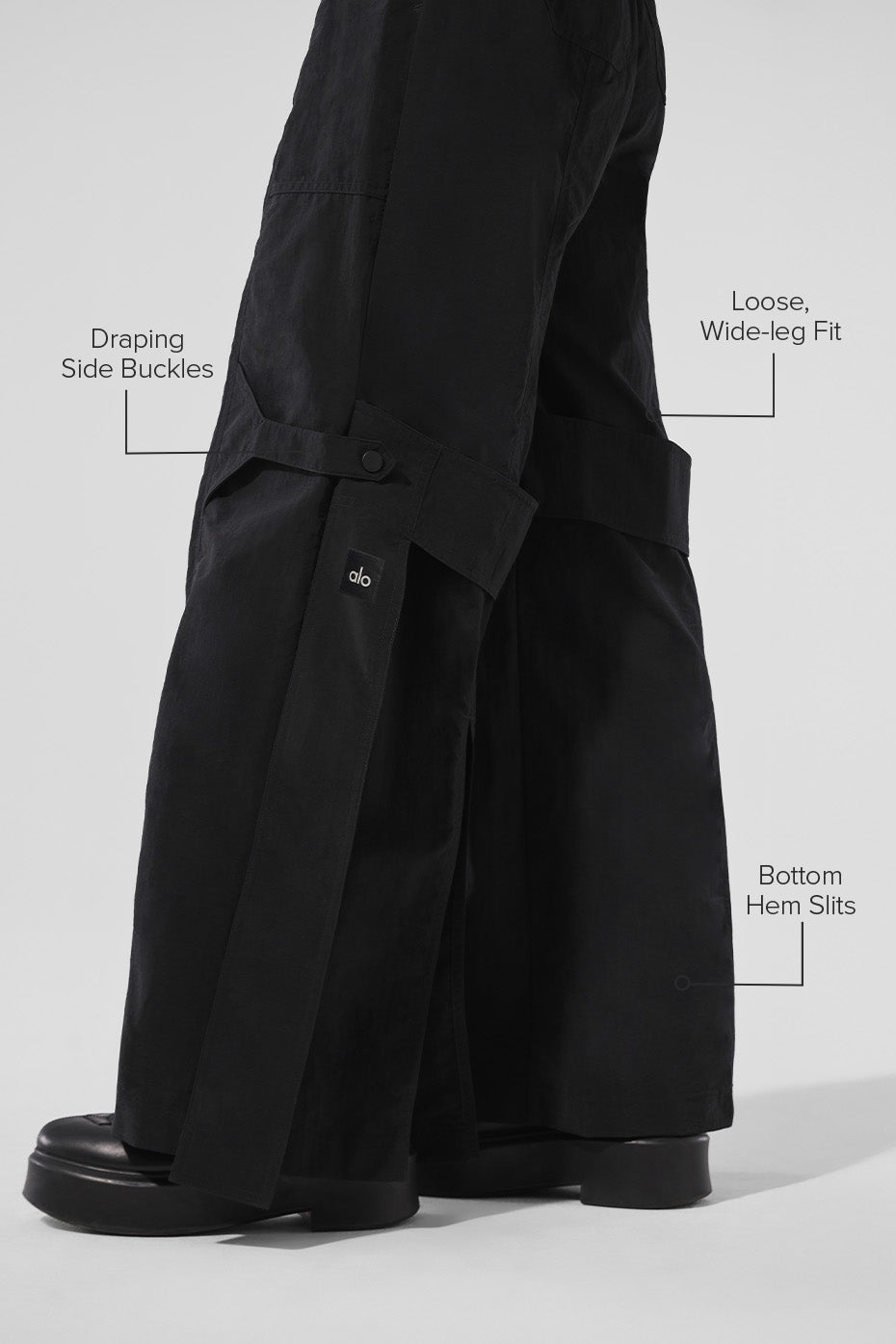 High-Waist Voyager Trouser - Black image 2