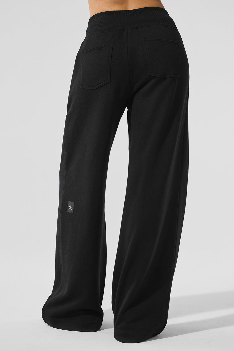 Serenity Wide Leg Sweatpant - Black image 3