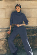 Serenity Wide Leg Sweatpant - Bluestone image 1