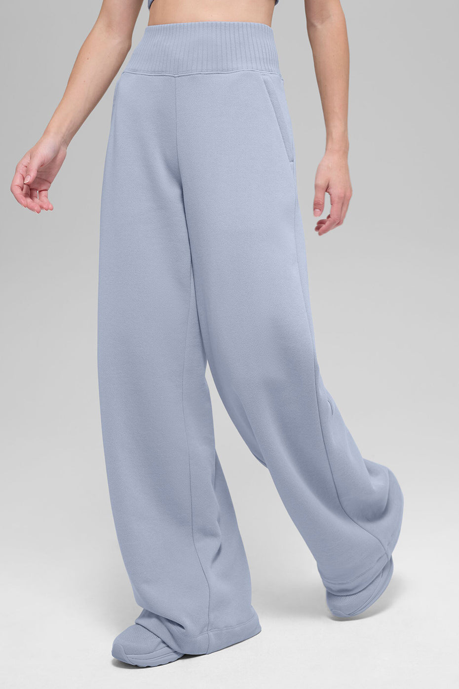 Serenity Wide Leg Sweatpant - Winter Frost image 3