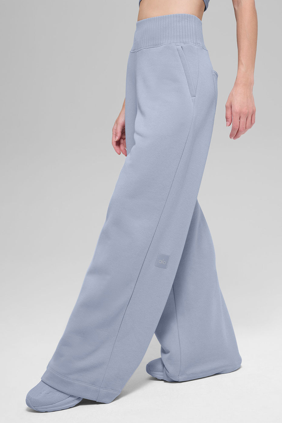Serenity Wide Leg Sweatpant - Winter Frost image 4