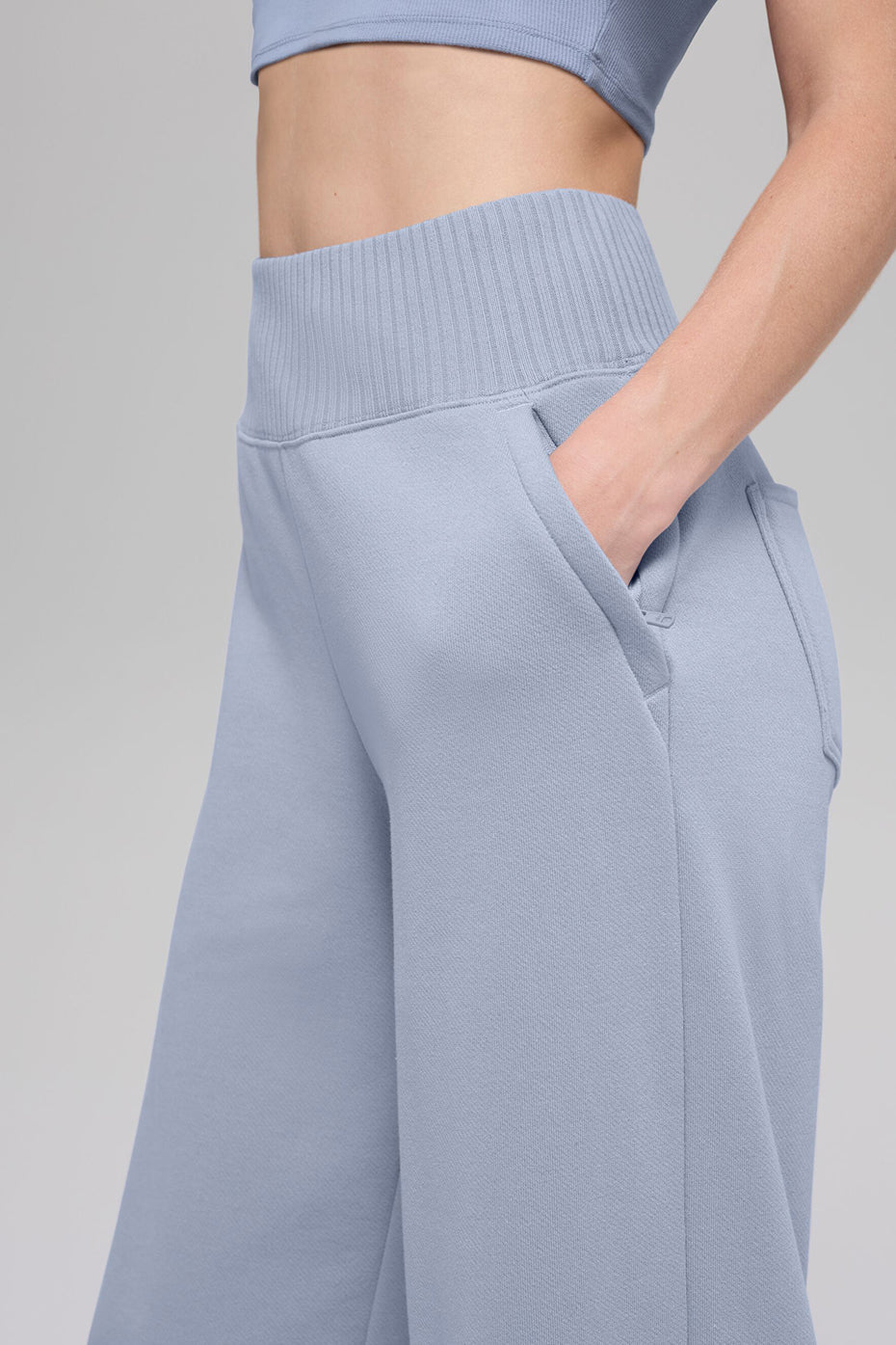 Serenity Wide Leg Sweatpant - Winter Frost image 5