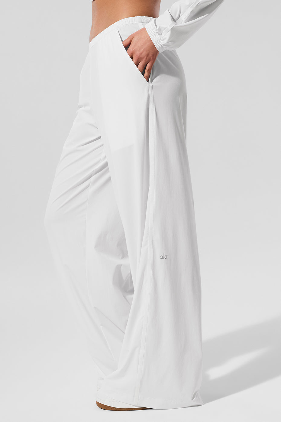 Breezy Wide Leg Pant (Long) - White image 5