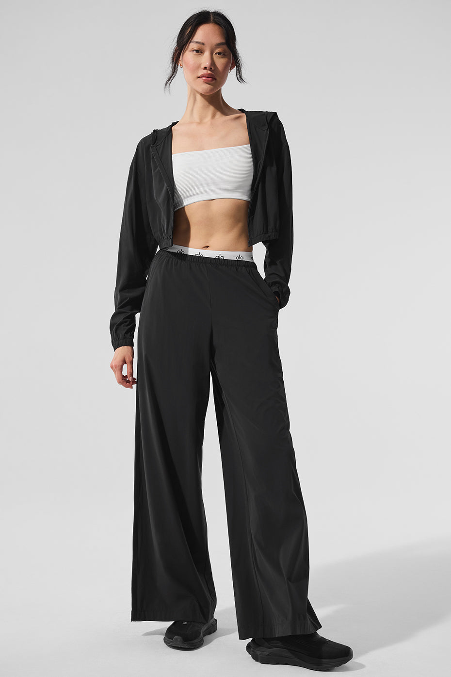 Breezy Wide Leg Pant (Long) - Black image 1