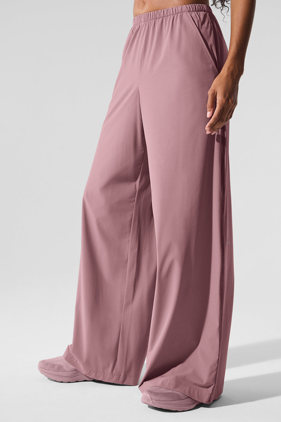 Breezy Wide Leg Pant (Long) - Smoky Quartz image 1