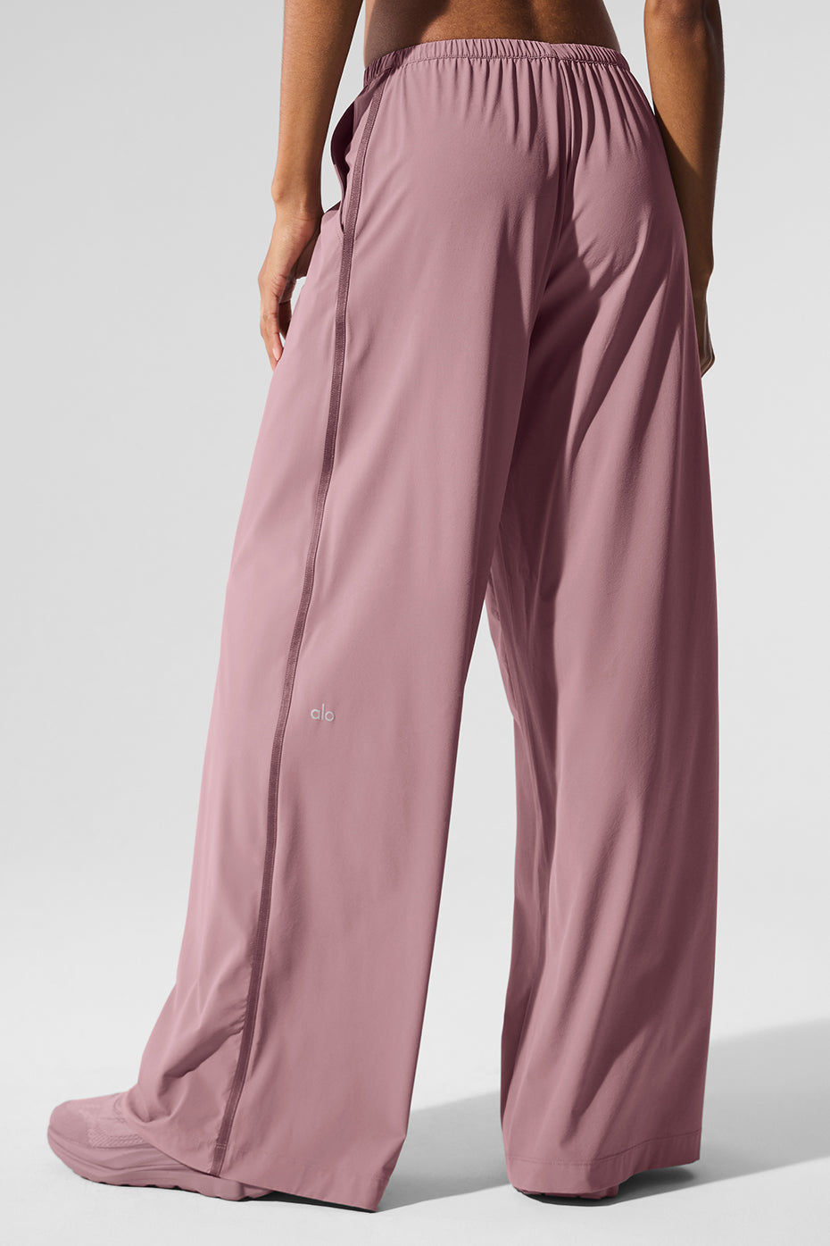 Breezy Wide Leg Pant (Long) - Smoky Quartz image 3
