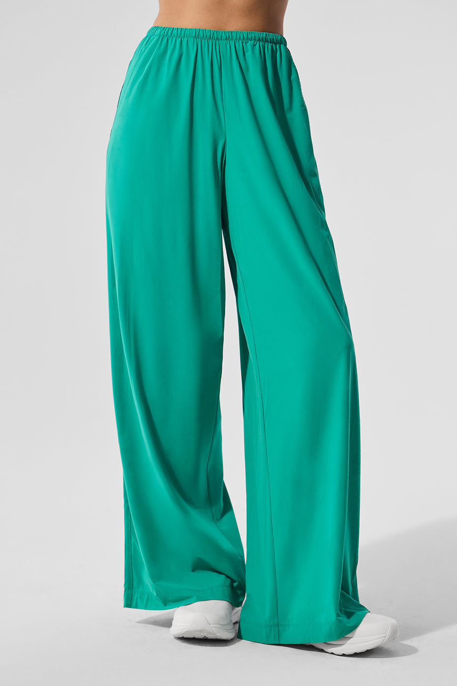 Breezy Wide Leg Pant (Long) - Spruce Green image 1