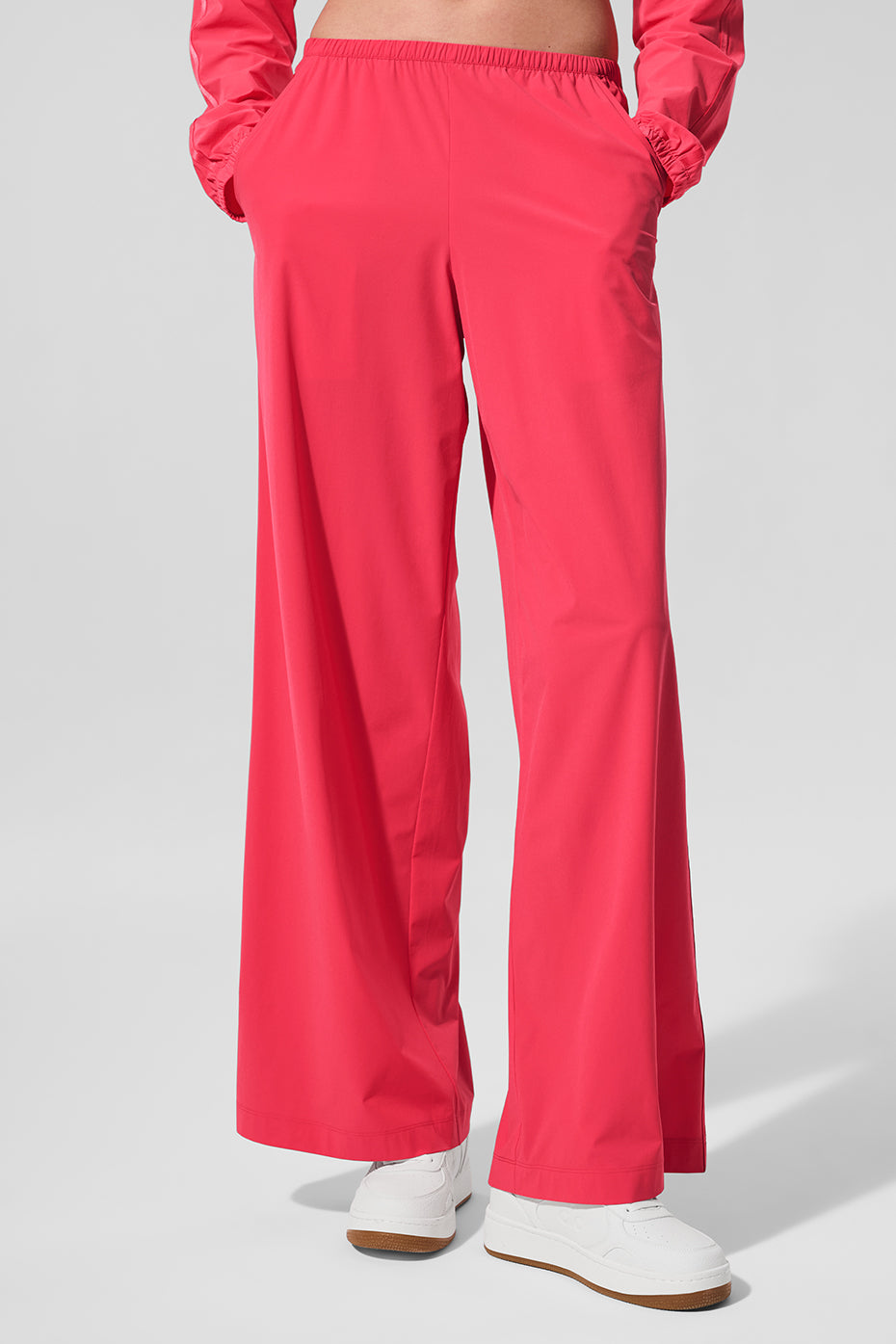 Breezy Wide Leg Pant (Long) - Candy Red image 1
