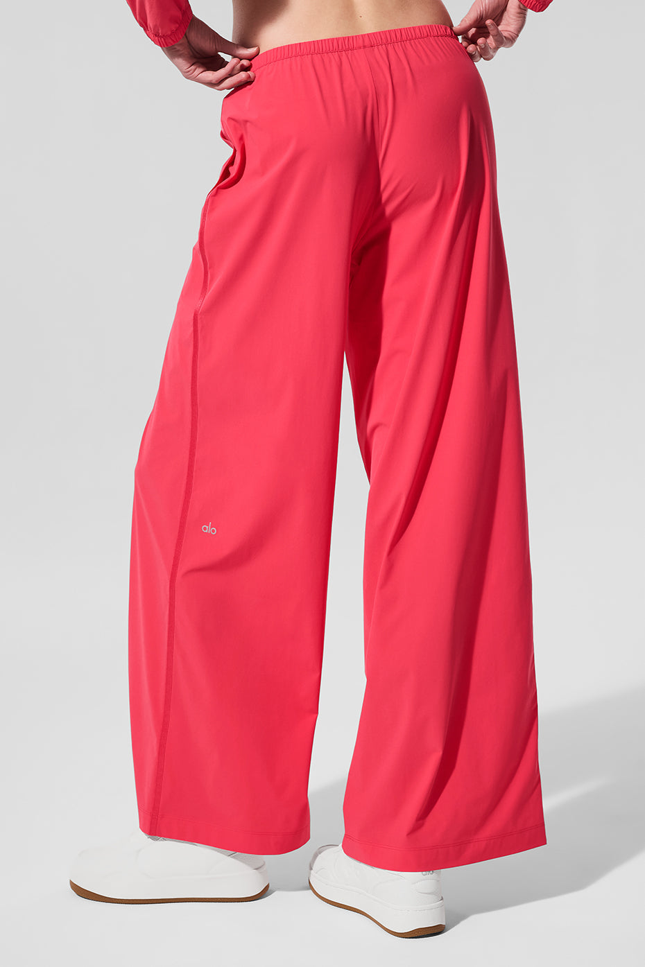 Breezy Wide Leg Pant (Long) - Candy Red image 3