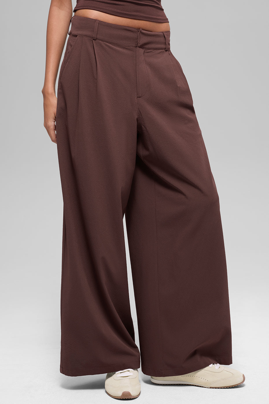 High-Waist Dreamscape Trouser (Regular) - Brownstone image 3