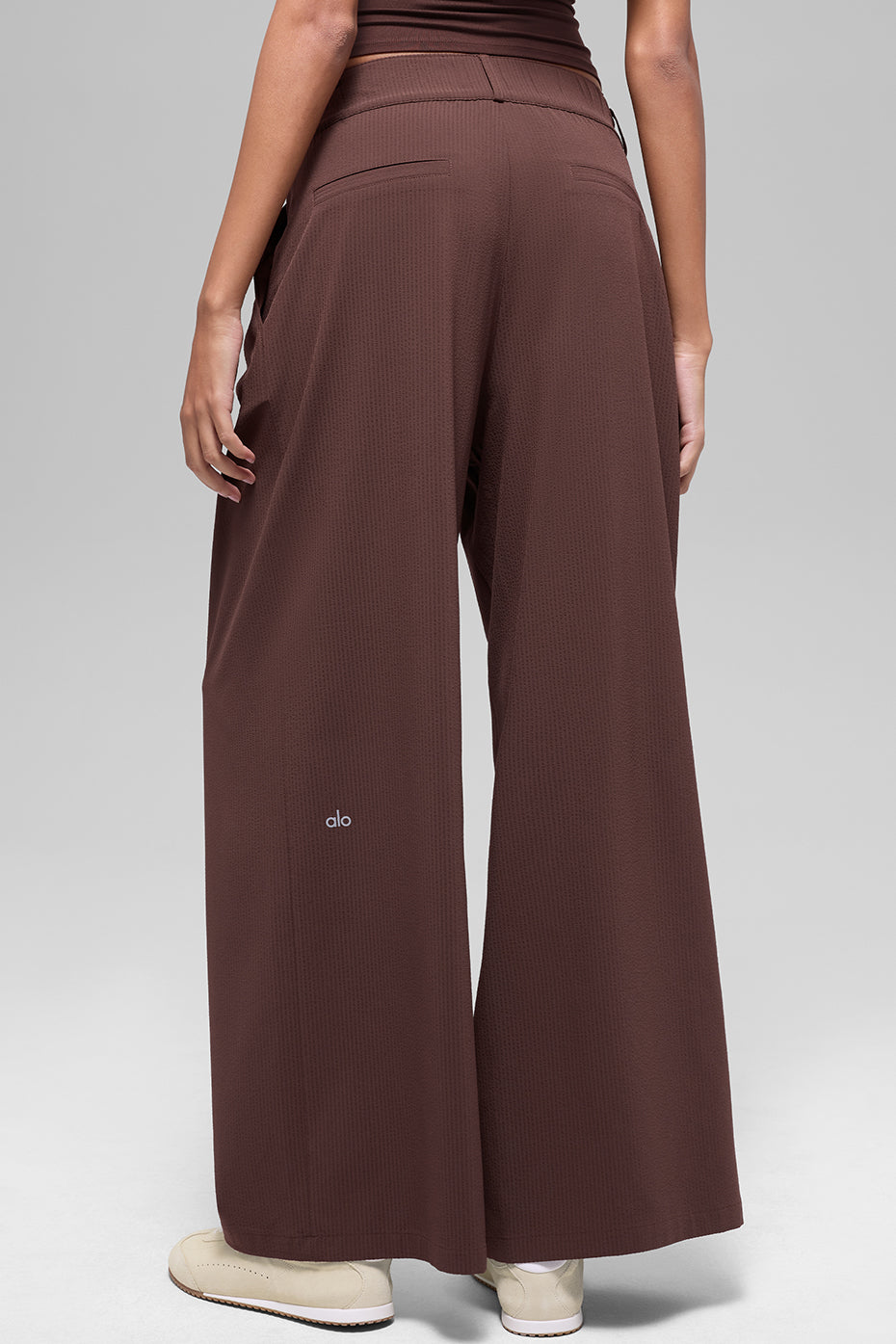 High-Waist Dreamscape Trouser (Regular) - Brownstone image 2