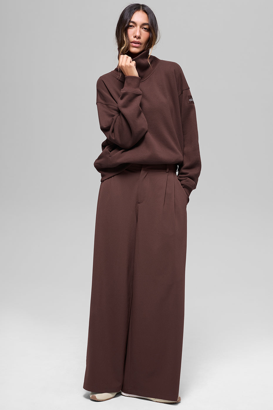 High-Waist Dreamscape Trouser (Regular) - Brownstone image 5