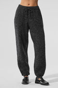 Marl Sweater Pant - Black Marl image 1