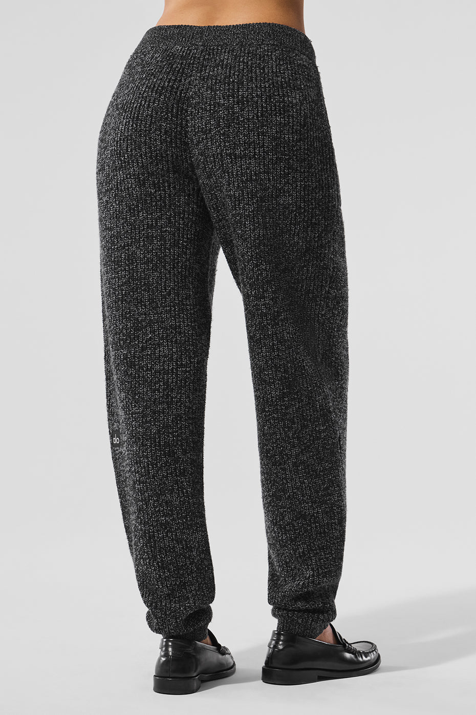 Marl Sweater Pant - Black Marl image 2
