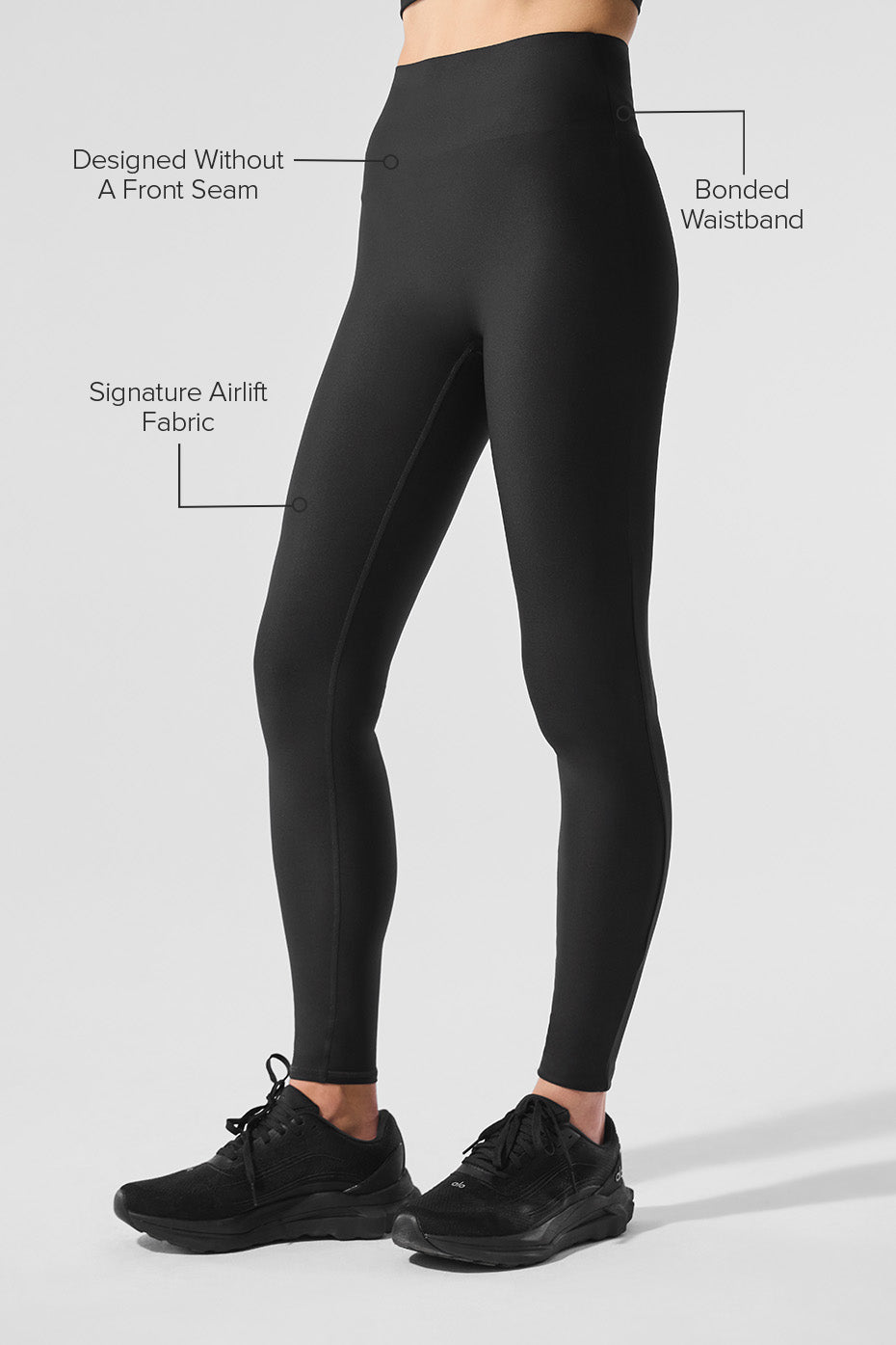 Airlift High-Waist Sleek Legging - Black image 2