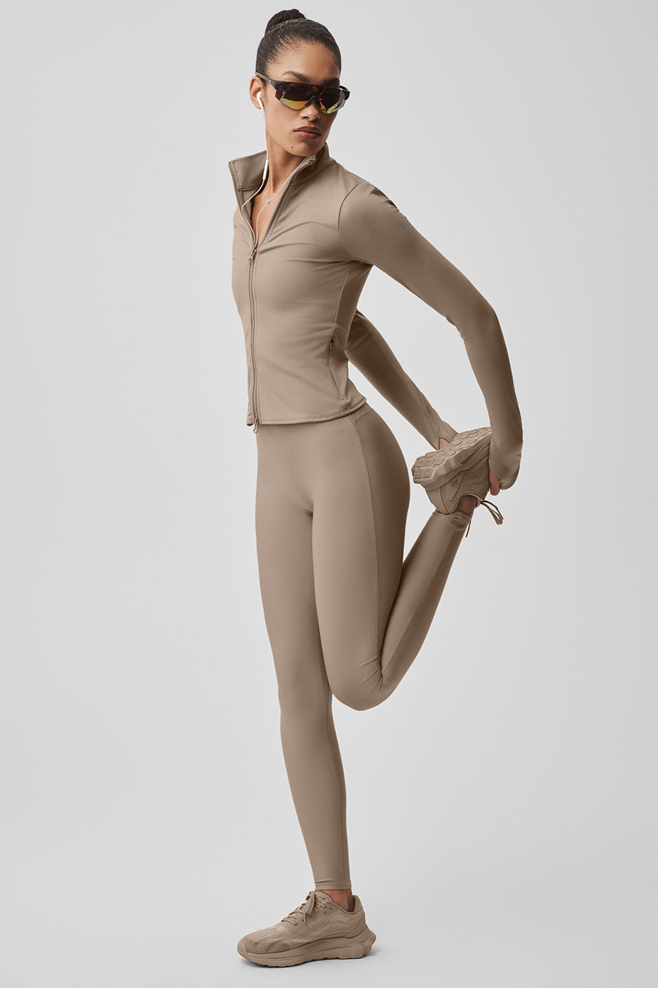 Airlift High-Waist Sleek Legging - Gravel image 4