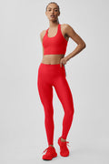 Airlift High-Waist Sleek Legging - Bright Red image 1