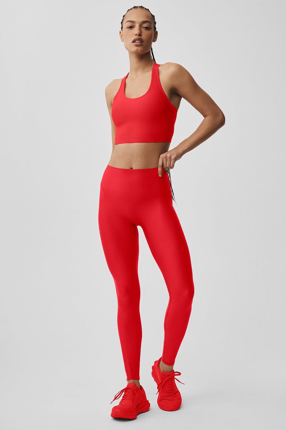 Airlift High-Waist Sleek Legging - Bright Red image 1