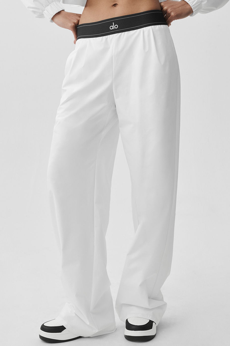 Suit Up Trouser (Long) - White/Black image 1