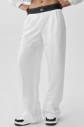 Suit Up Trouser (Long) - White/Black image 1