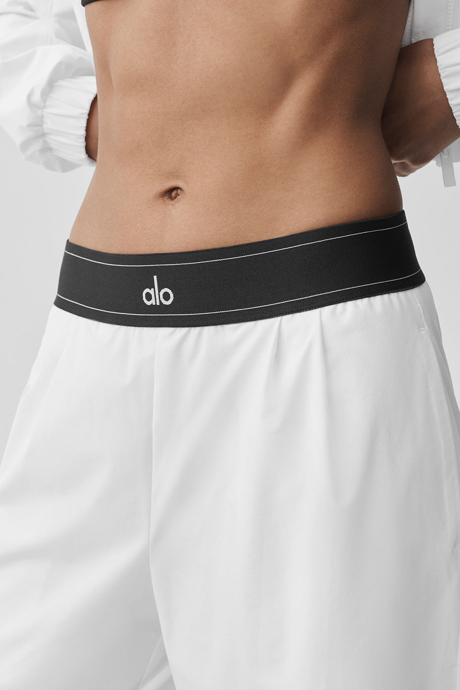Suit Up Trouser (Long) - White/Black image 3