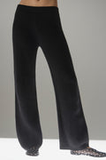 Winter Magic Cashmere Wide Leg Pant - Black image 1