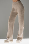 Winter Magic Cashmere Wide Leg Pant - Flax Heather image 1