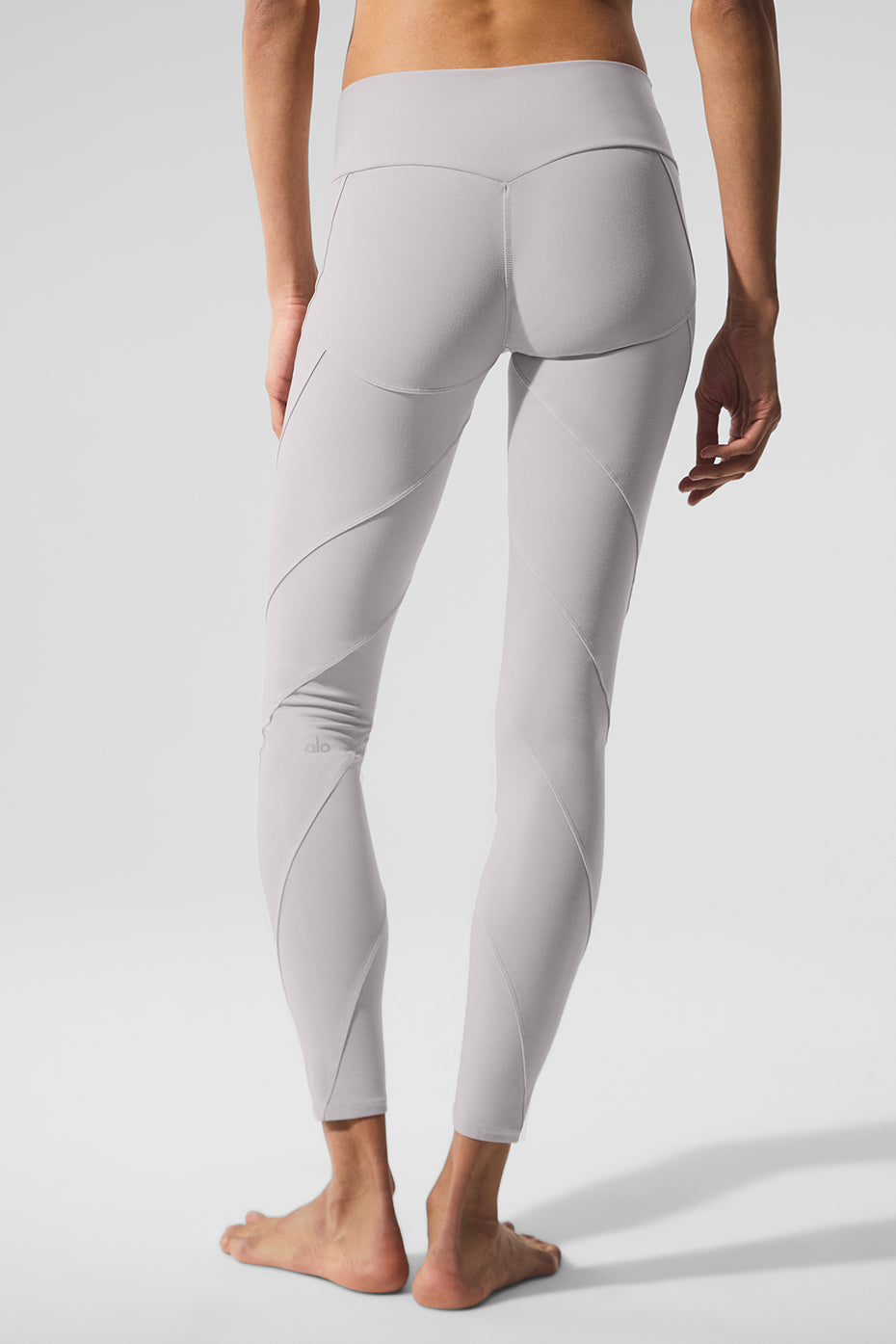 Washed Alosoft High-Waist Sunray Legging - Grey Sky Wash image 3