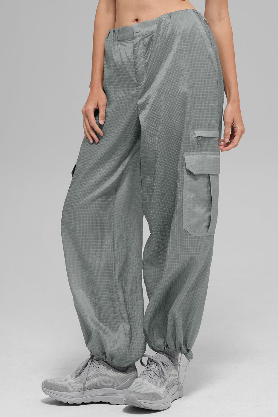 Sheer Game Time Wide Leg Jogger - Lunar Grey image 4