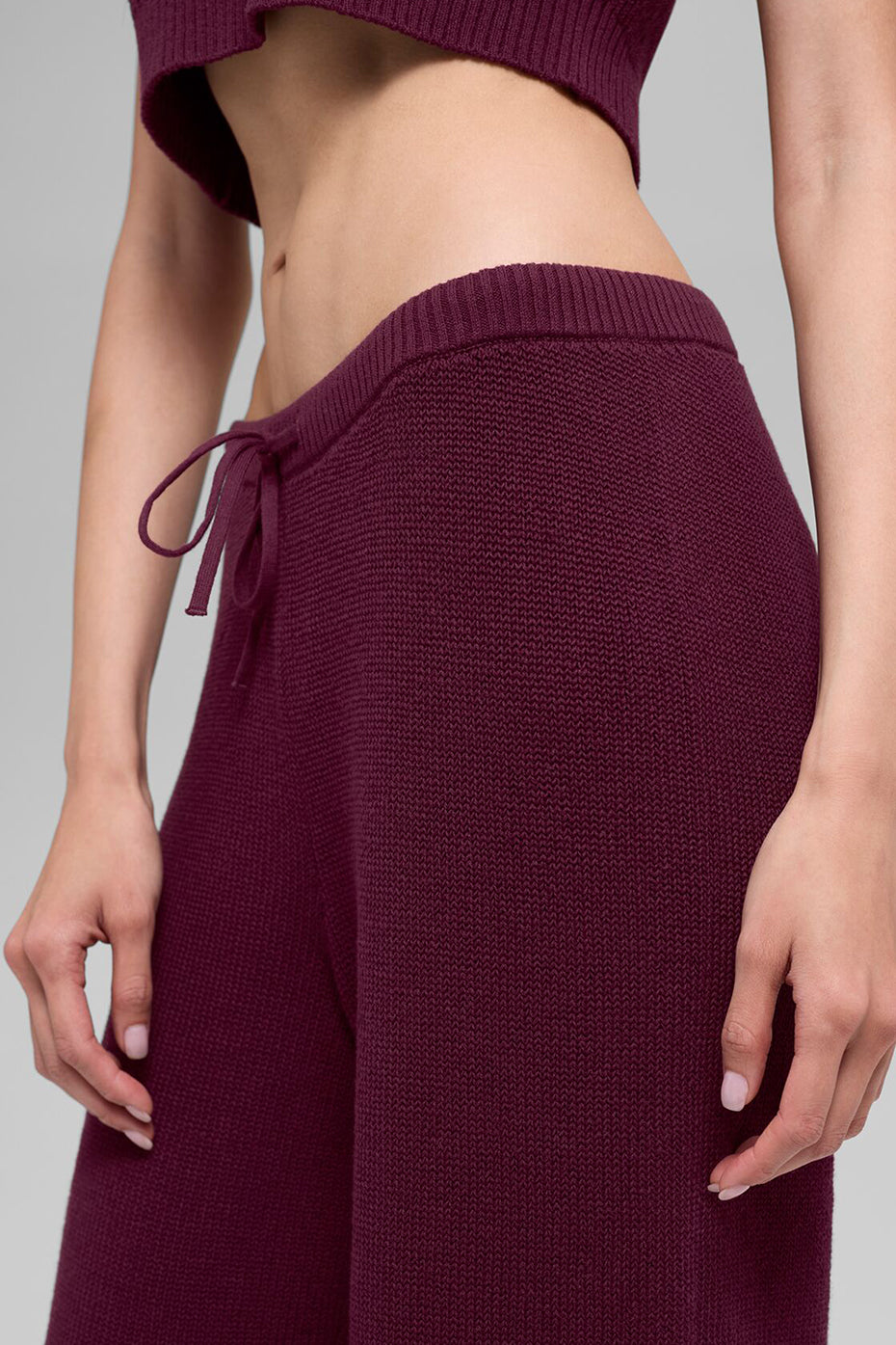 Supernatural Sweater Pant - Burgundy image 2
