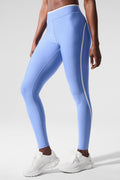 Airlift High Waist Charger 7/8 Legging - Crystal Clear Blue/White image 1