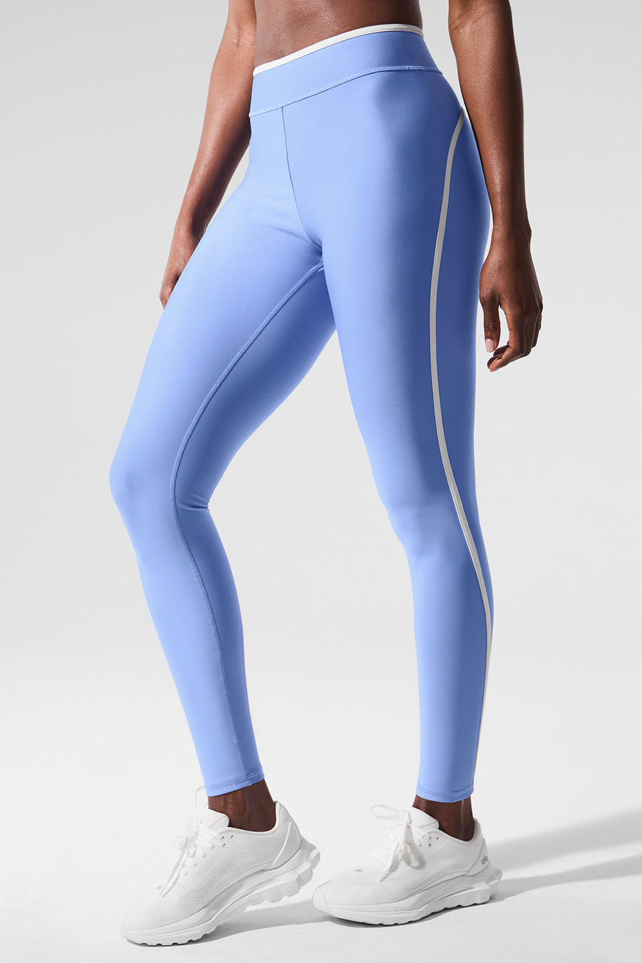 Airlift High Waist Charger 7/8 Legging - Crystal Clear Blue/White image 1