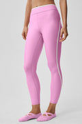 Airlift High Waist Charger 7/8 Legging - Candy Heart Pink/White image 1