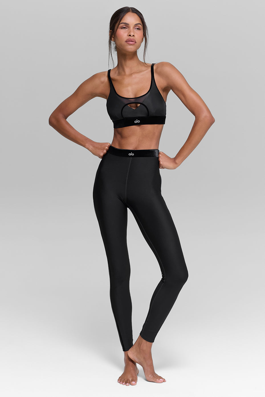 Airlift High-Waist Moonlight Legging - Black image 5