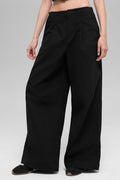 High-Waist Main Character Wide Leg Trouser - Black image 1